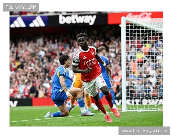 萨卡主场对阵利物浦已连续三场进球，逼近队史纪录